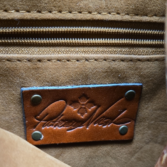 Patricia Nash Brown Leather Backpack - Picture 7 of 11